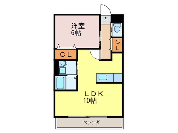 ビュ－テラス清田Ⅲの物件間取画像